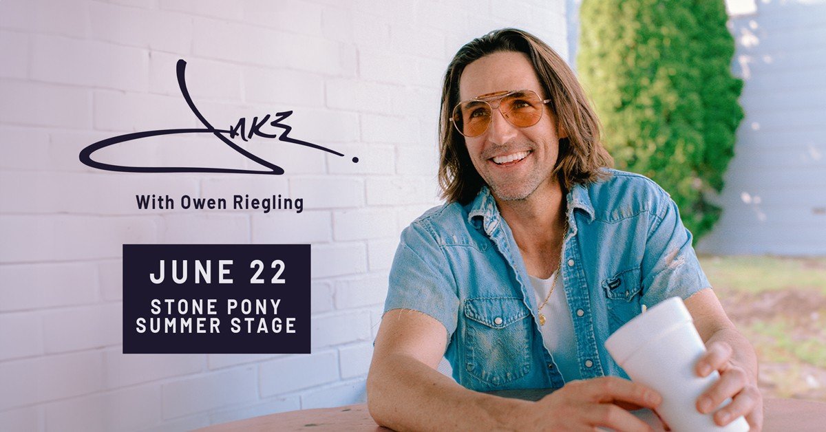 Jake Owen at the Stone Pony Summer Stage in Asbury Park – June 22nd!
