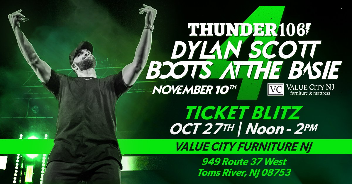 Boots at the Basie 4 Ticket Blitz at Value City Furniture NJ of Toms River, Oct 27th