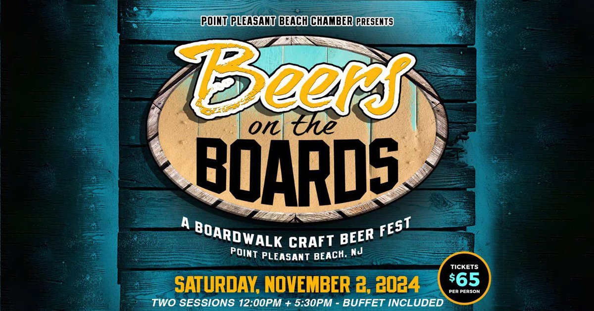 Beer on the Boards Craft Beer Fest at Martell’s Tiki Bar in Point Pleasant Beach – November 2nd!