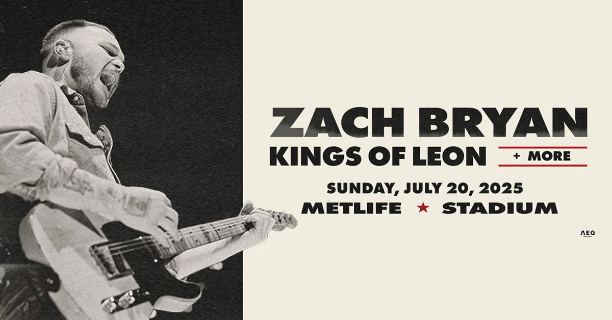 Zach Bryan at MetLife Stadium in East Rutherford – July 20th!