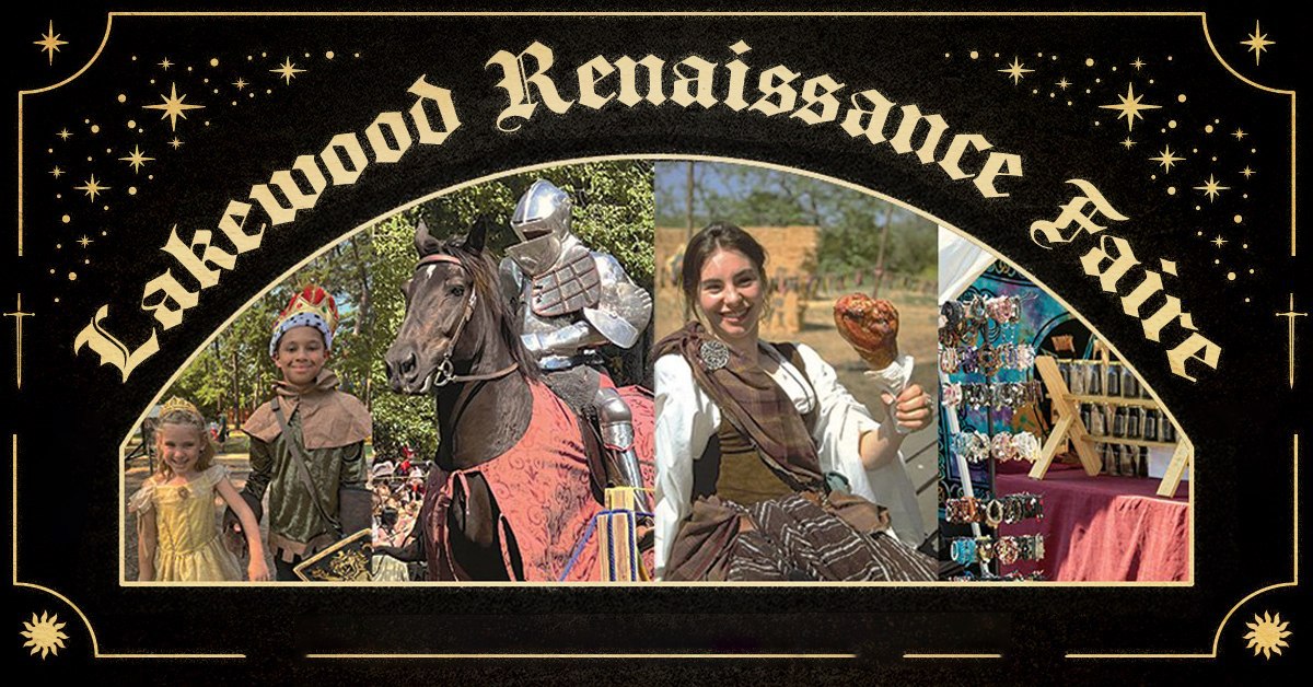 Lakewood Renaissance Faire at Lakewood Pine Park – September 19th + 20th!