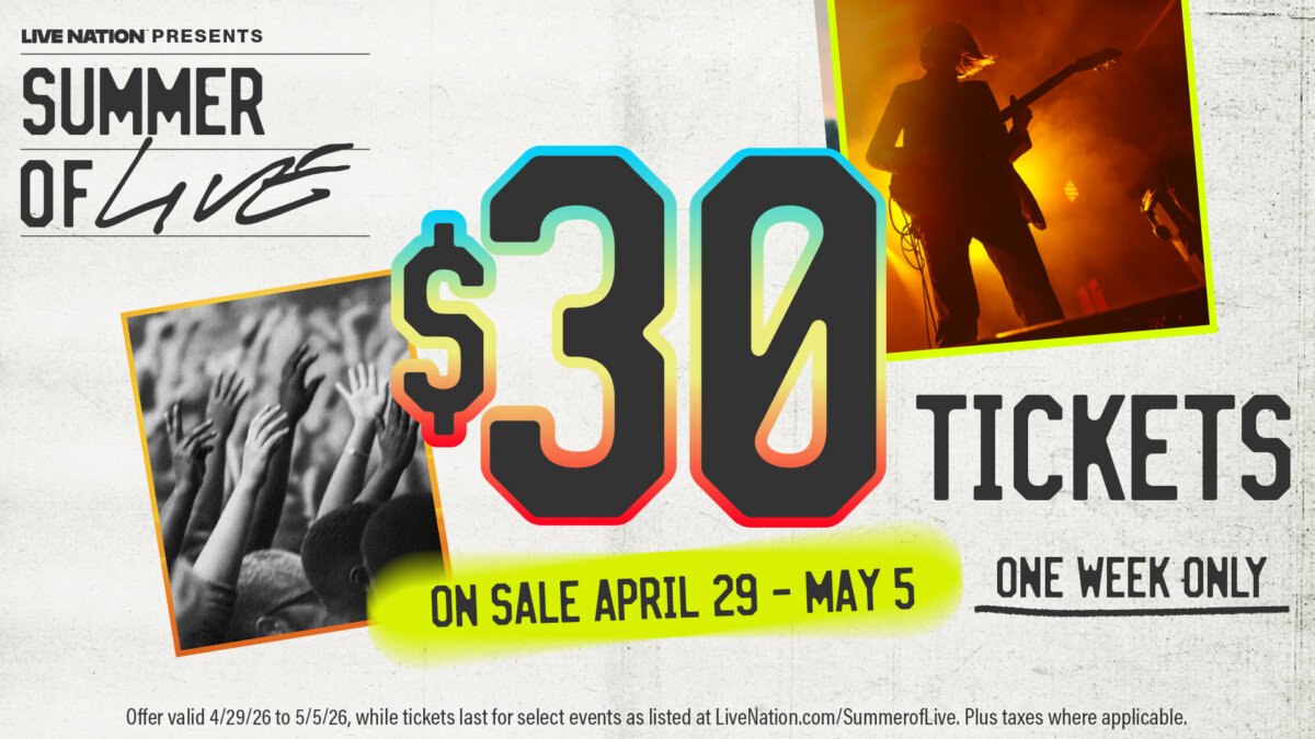 LIveNation “Summer of Live” Concert Week – Summer 2026!