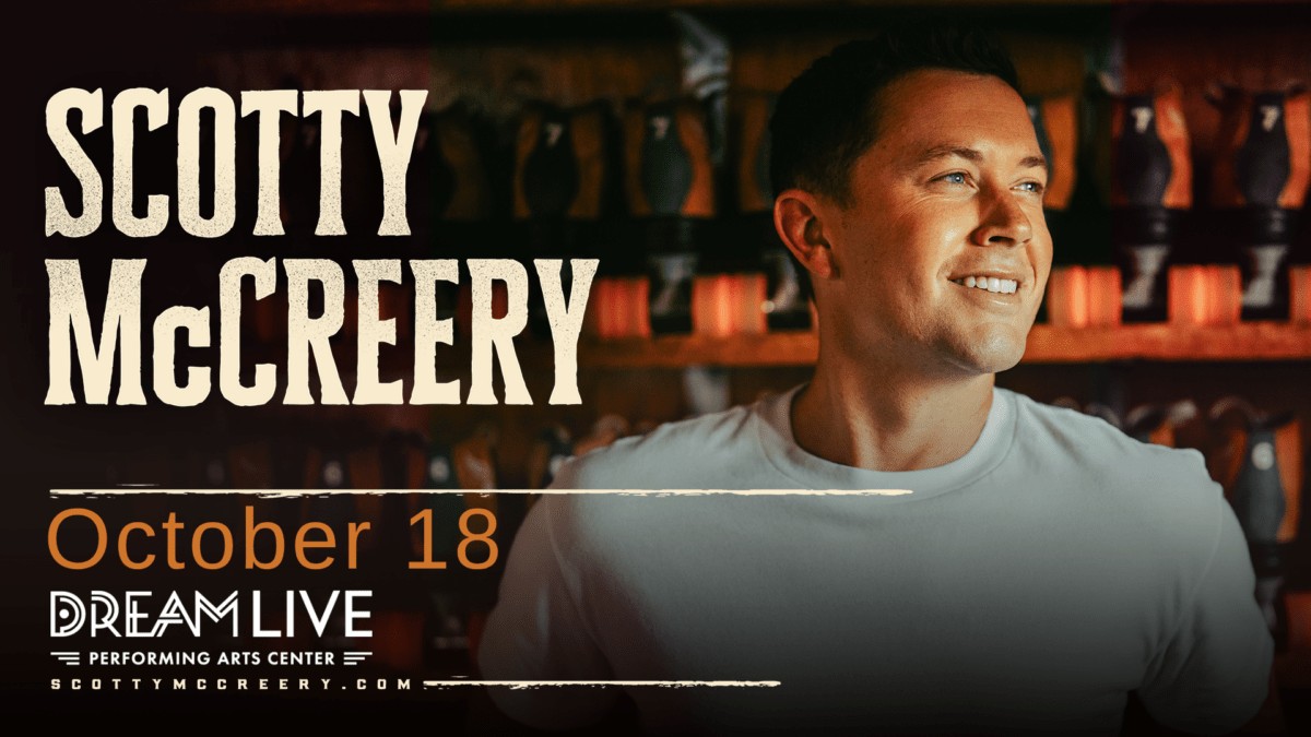 Scotty McCreery at Dream Live Performing Arts Center in East Rutherford – October 18th!