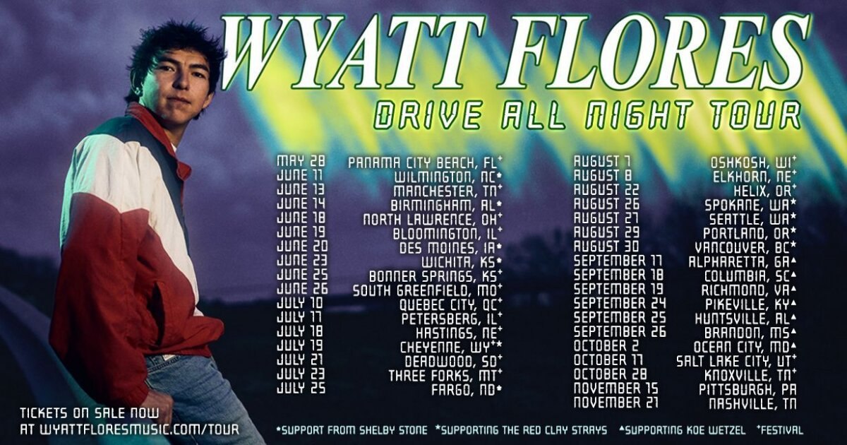 Wyatt Flores at the Stone Pony in Asbury Park – October 1st!