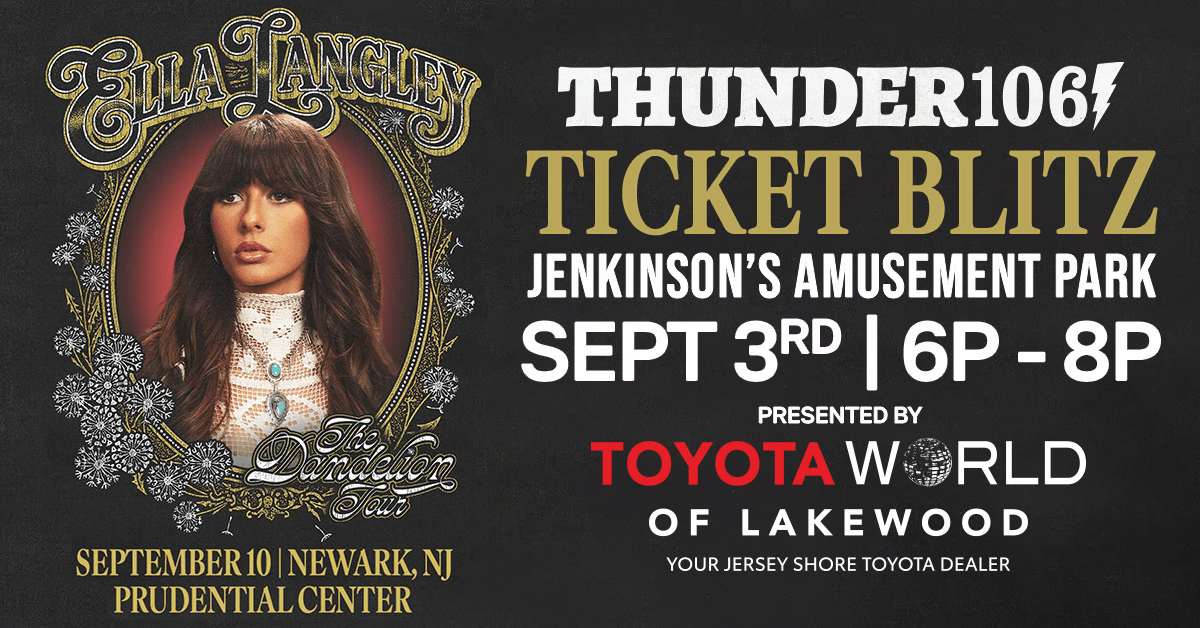 Ella Langley Party Suite Ticket Blitz at Jenkinson’s Amusement Park on 9/3 presented by Toyota World of Lakewood