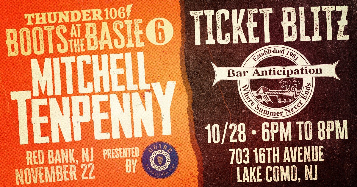 Boots at the Basie 6 Ticket Blitz at Bar Anticipation on October 28th